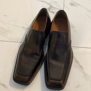 Aldo brown leather men’s shoes.